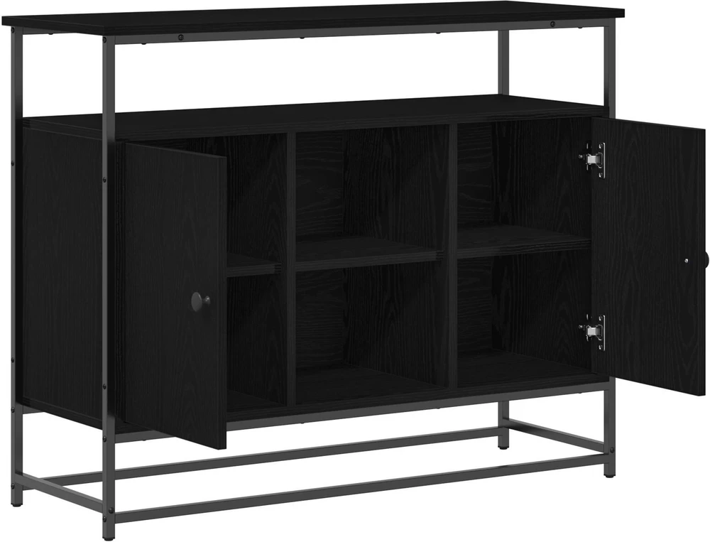 Kabalas Juodas ąžuolas 100 x 35 x 80 cm Apdirbta mediena