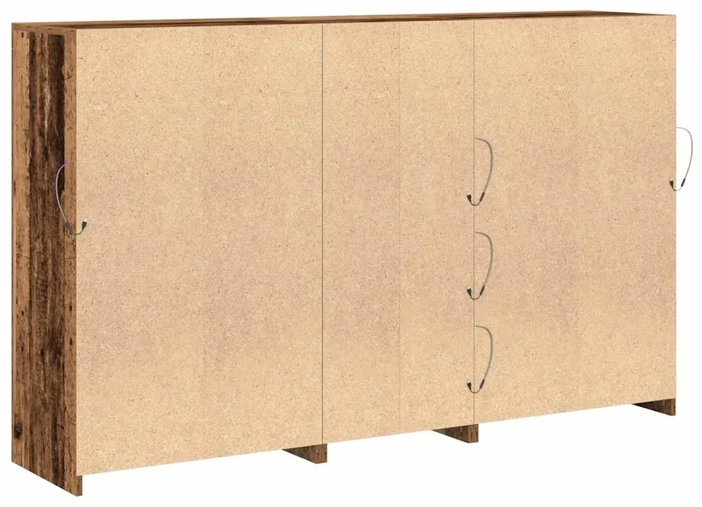 LED Bufetas Senas medis 162 x 37 x 100 cm Apdirbta mediena