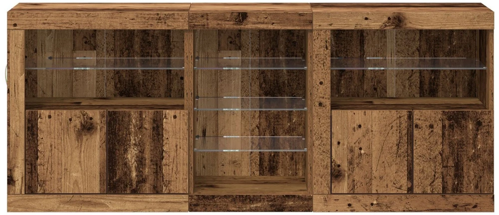 LED Bufetas Senas medis 162 x 37 x 67 cm Apdirbta mediena