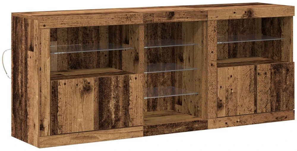 LED Bufetas Senas medis 162 x 37 x 67 cm Apdirbta mediena