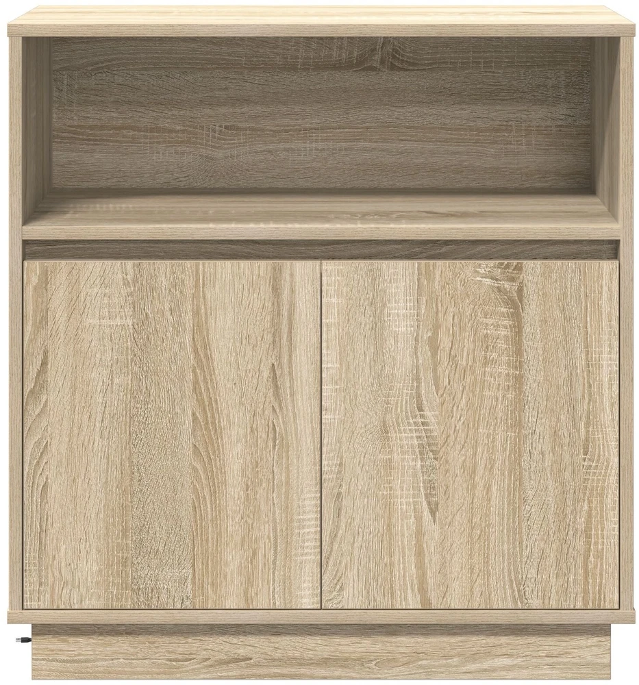 LED Bufetas Sonoma ąžuolas 71 x 34,5 x 75 cm Apdirbta mediena