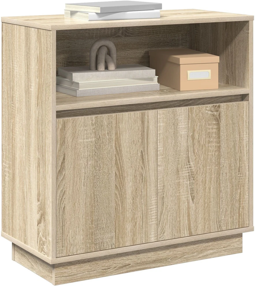 LED Bufetas Sonoma ąžuolas 71 x 34,5 x 75 cm Apdirbta mediena