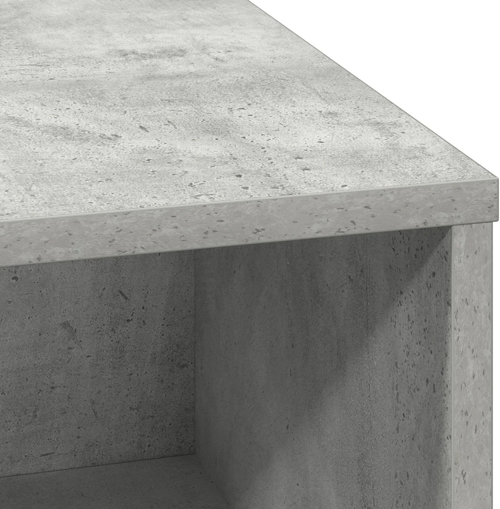 LED Bufetas Betono pilka 71 x 34,5 x 75 cm Apdirbta mediena