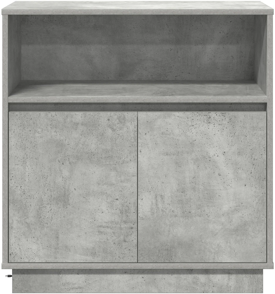 LED Bufetas Betono pilka 71 x 34,5 x 75 cm Apdirbta mediena