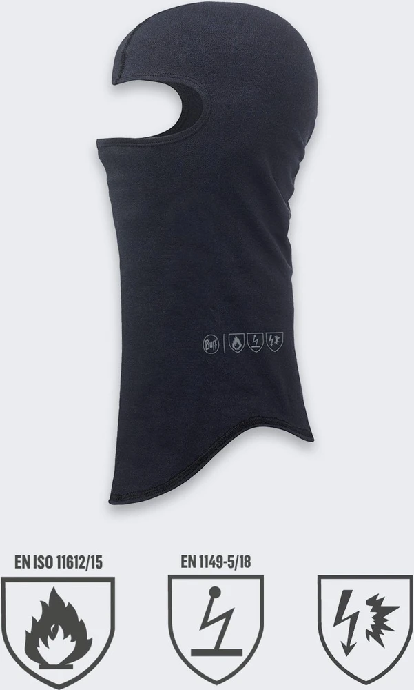 Kepurė Buff Kominiarka Buff Arc + FR Balaclava Solid Paris BLue - BP110788.799.10.00