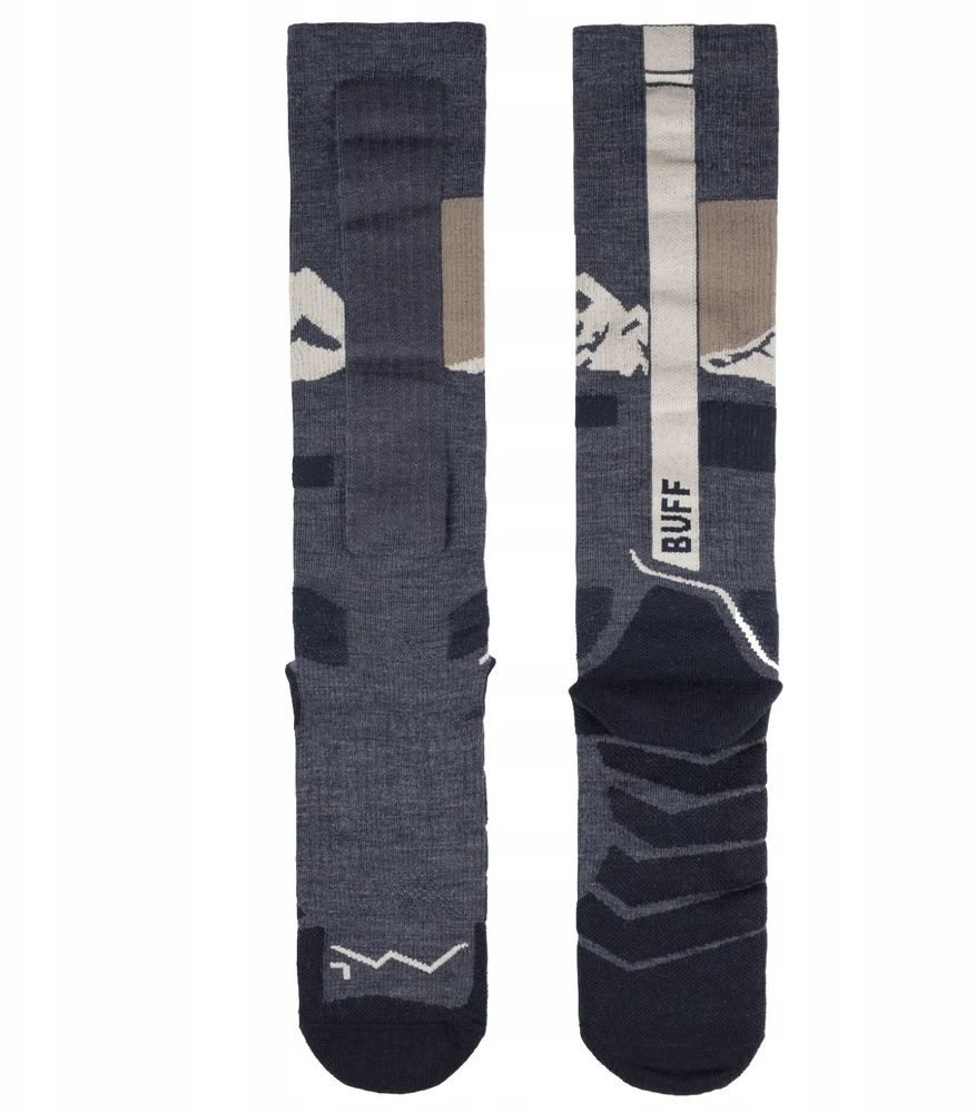 Kojinės Buff MERINO HW OVER THE CALF SOCKS HWO1 NIGHT Mėlynas L