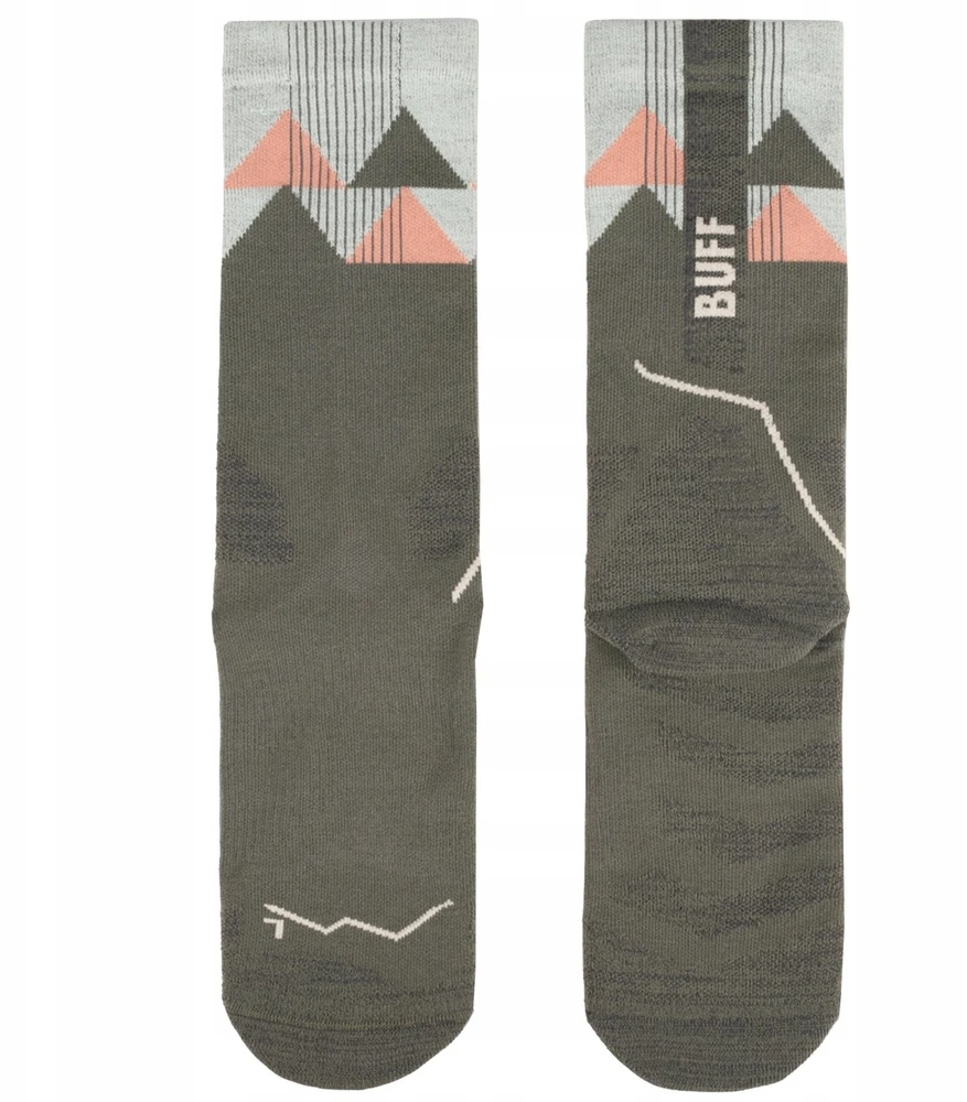 Kojinės Buff THERMONET® CREW SOCKS TC BEETLE Žalias L