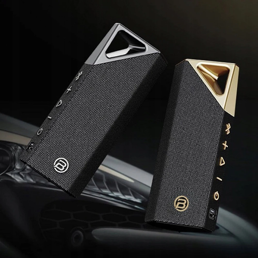 Bugani Brief – kompaktiška nešiojama Bluetooth kolonėlė, pilka
