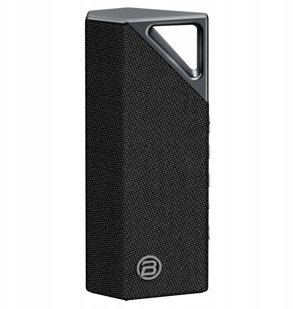 Bugani Brief – kompaktiška nešiojama Bluetooth kolonėlė, pilka