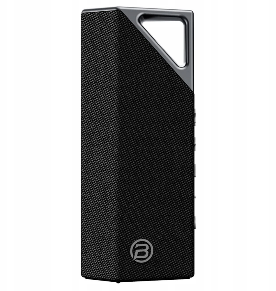 Bugani Brief – kompaktiška nešiojama Bluetooth kolonėlė, pilka