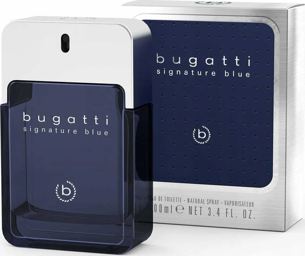 Bugatti Signature Mėlyna EDT tualetinis vanduo vyrams, 100 ml