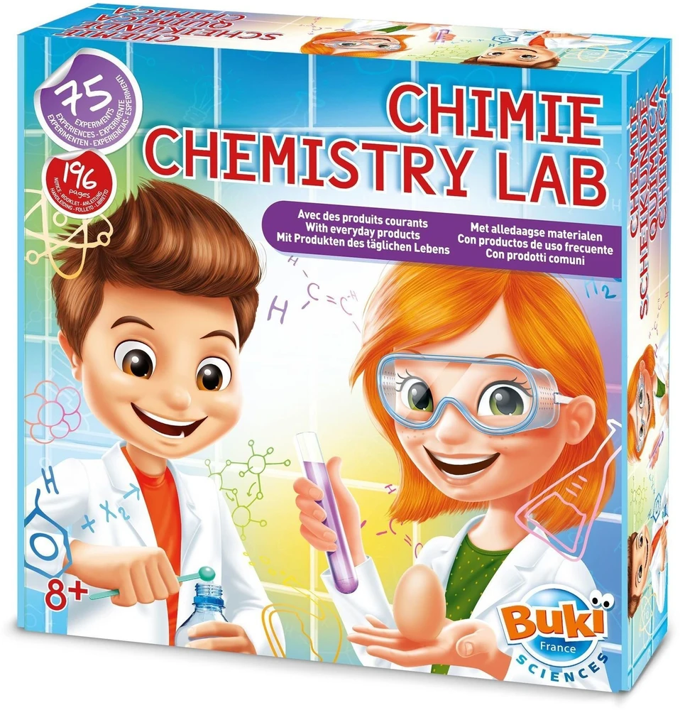 Dėlionė Buki France Chemijos laboratorija Buki 75 eksperimentai
