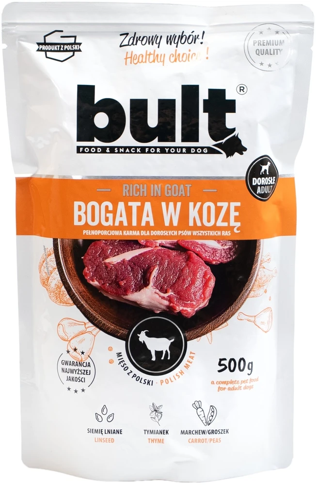 Šunų maistas - BULT Turtingas Ožkos Šlapias Maistas 500g Be Glitimo