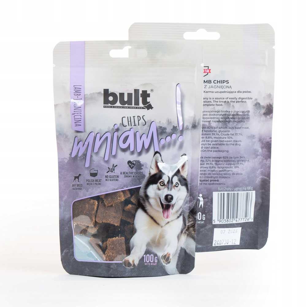 BULT ėrienos traškučiai - šunų skanėstas - 100 g