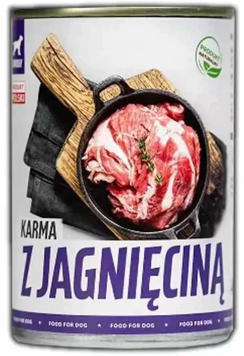 TufTuf TUF TUF ėriena ėdalas - Šlapias šunų ėdalas - 800g