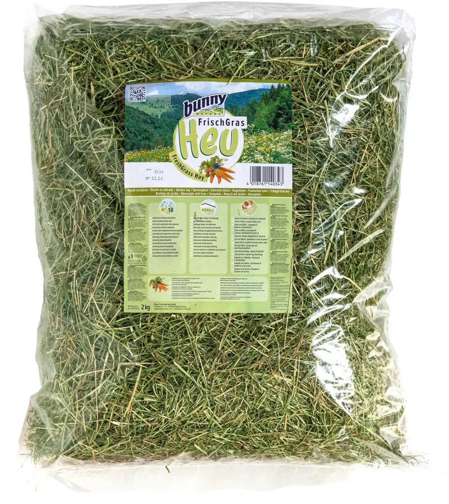Bunny Nature „FreshGrass“ sodo laimės šienas (2kg)