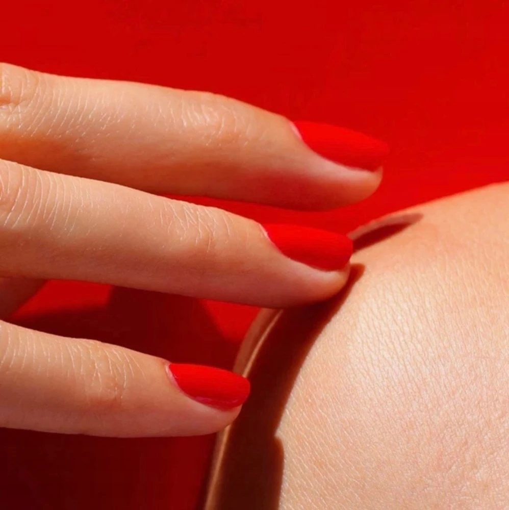 Manucurist Žalias Nagų lakas lakier do paznokci Poppy Raudona 15ml