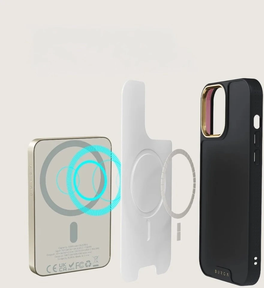 Burga Magnetic 5000 mAh bff auksinis