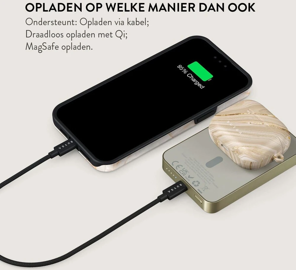 Burga Magnetic 5000 mAh full glam auksinis