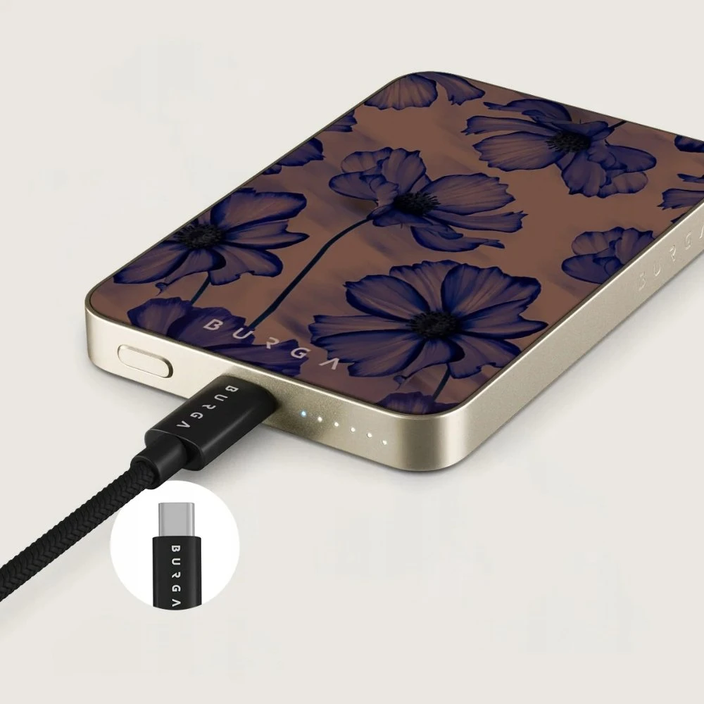 Burga Magnetic 5000 mAh velvet night auksinis