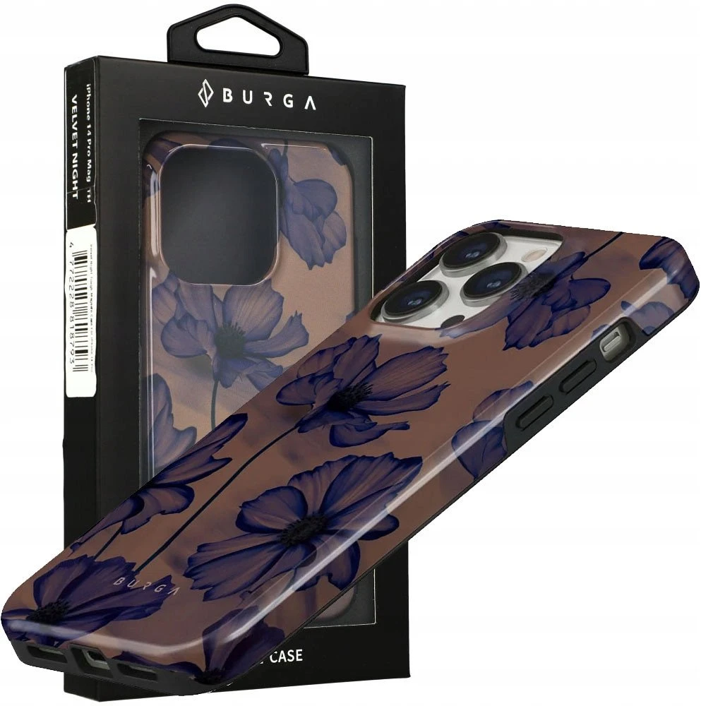 Burga Velvet Night Tough Magsafe dėklas, skirtas iPhone 14 Pro