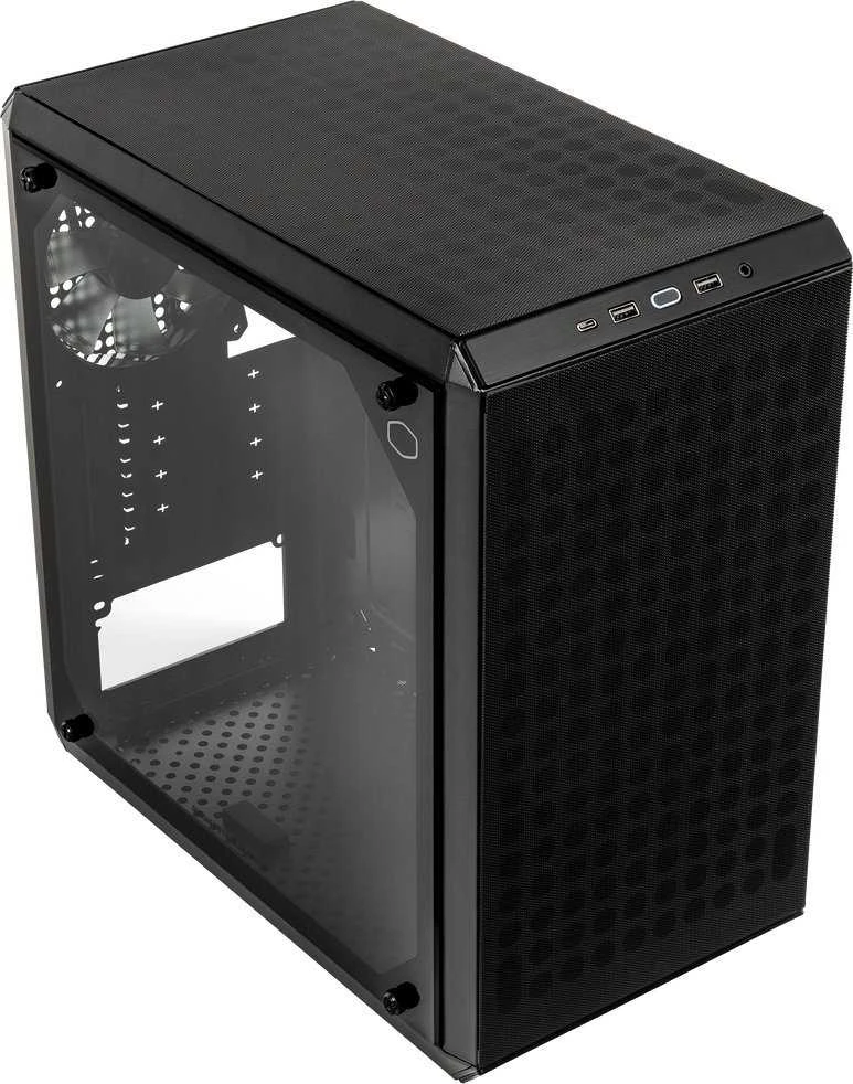 Cooler Master | Mini Tower kompiuterio dėklas | Q300L V2 | Juodas | Micro ATX, Mini ITX | Komplekte maitinimo blokas Nr