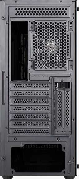 Aerocool Beam-G-BK-v1 Midi-Tower, Tempered Glass - juodos spalvos