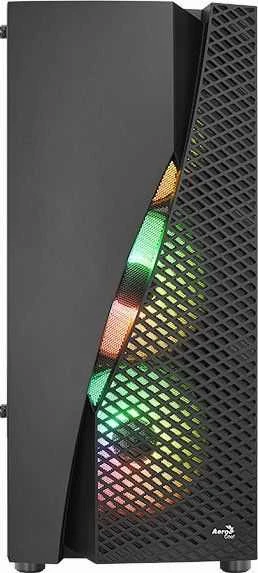 Aerocool Wave v3 Midi-Tower - juodos spalvos Window