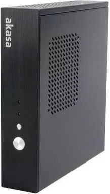 Akasa Cypher Thin–Mini–ITX korpusas, 120 W PSU, OEM – juoda