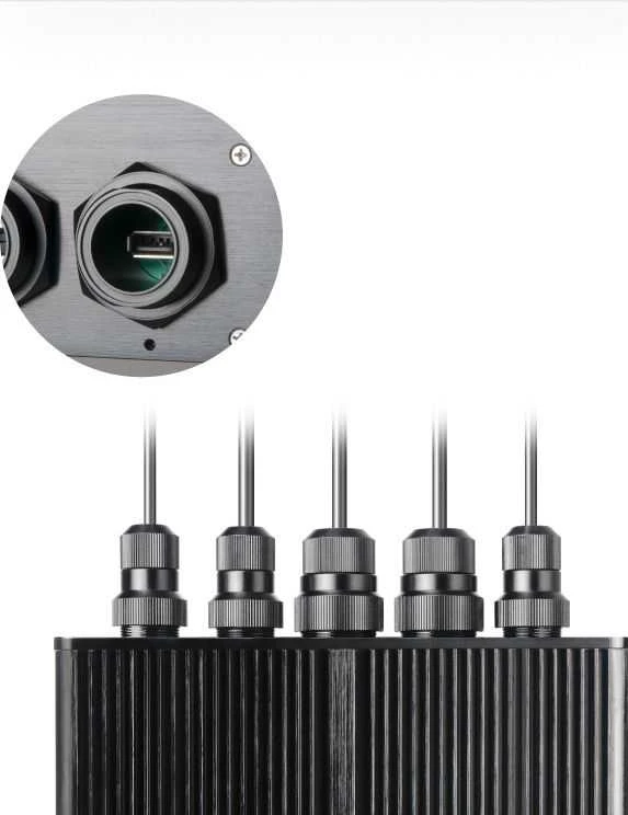 Akasa Fanless Pascal PX IP65 UCFF kompiuterio korpusas (Intel NUC), waterproof – juodos spalvos