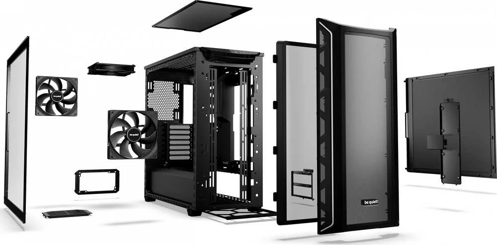 LISTAN BE QUIET Shadow Base 800 DX Case Juodas (P)