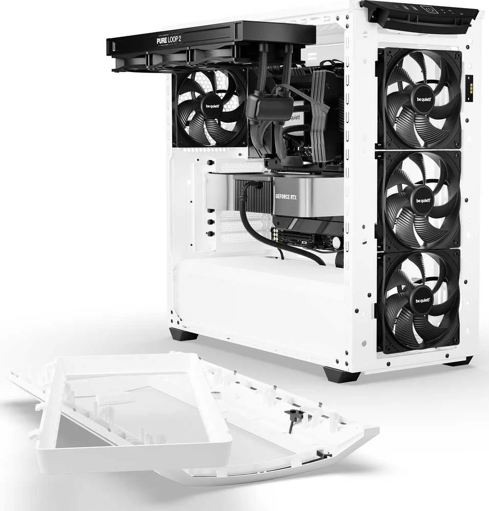 LISTAN BE QUIET Shadow Base 800 DX Case Baltas (P)