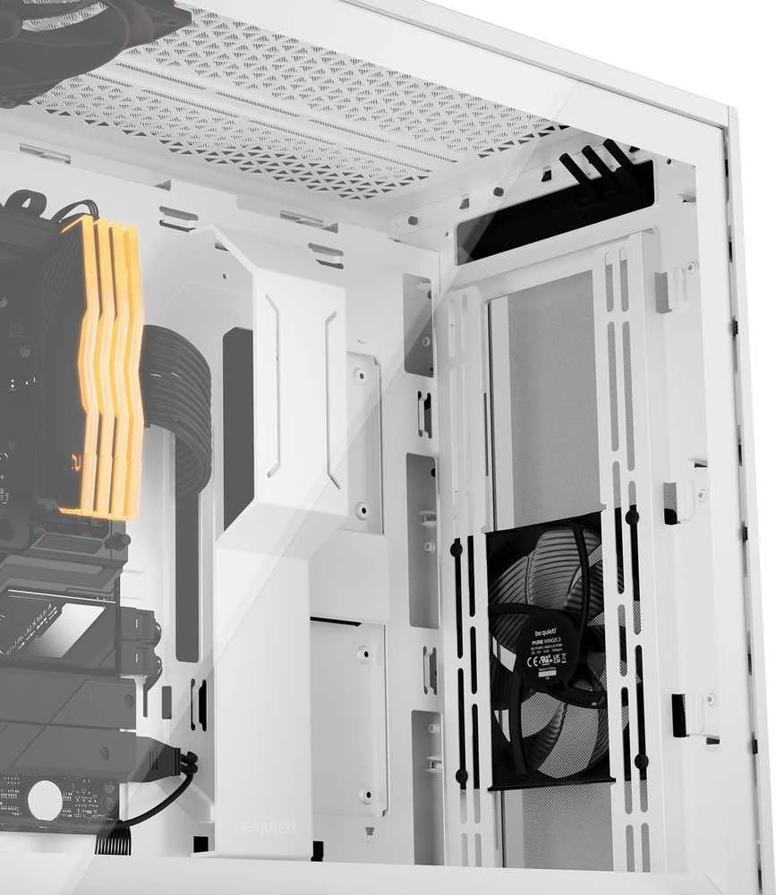 LISTAN BE QUIET Shadow Base 800 DX Case Baltas (P)
