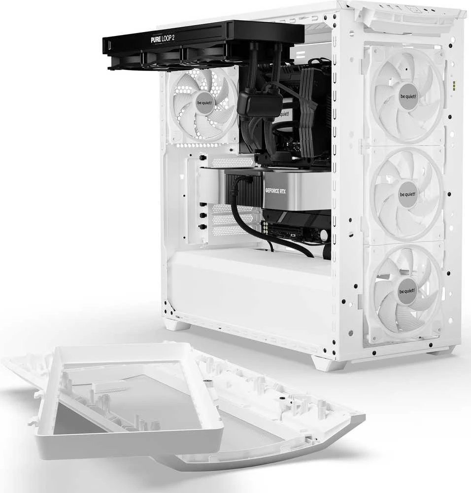 LISTAN BE QUIET Shadow Base 800 FX Case Baltas (P)