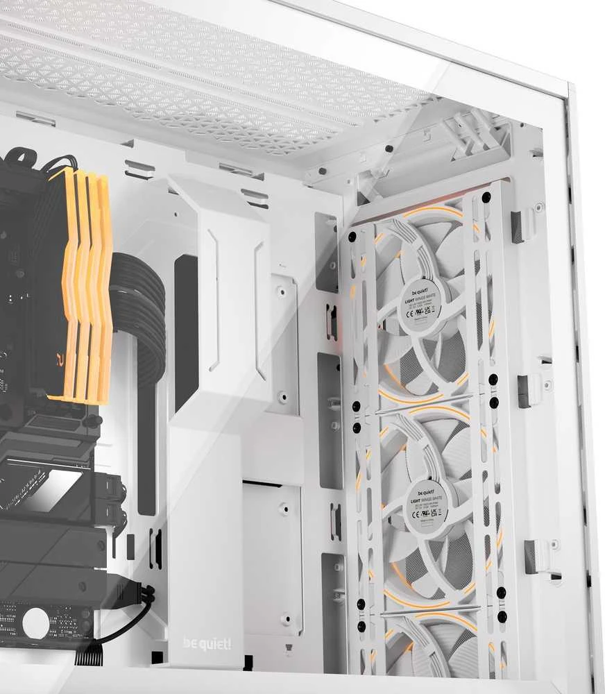 LISTAN BE QUIET Shadow Base 800 FX Case Baltas (P)