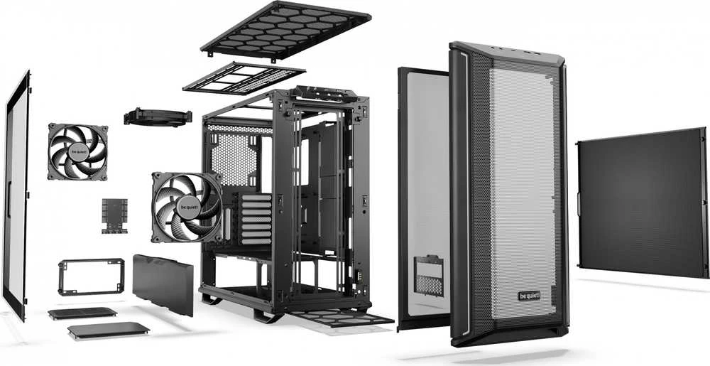Kompiuterio Korpusas - be quiet! Dark Base 701 Midi Tower Tempered Glass Juodas