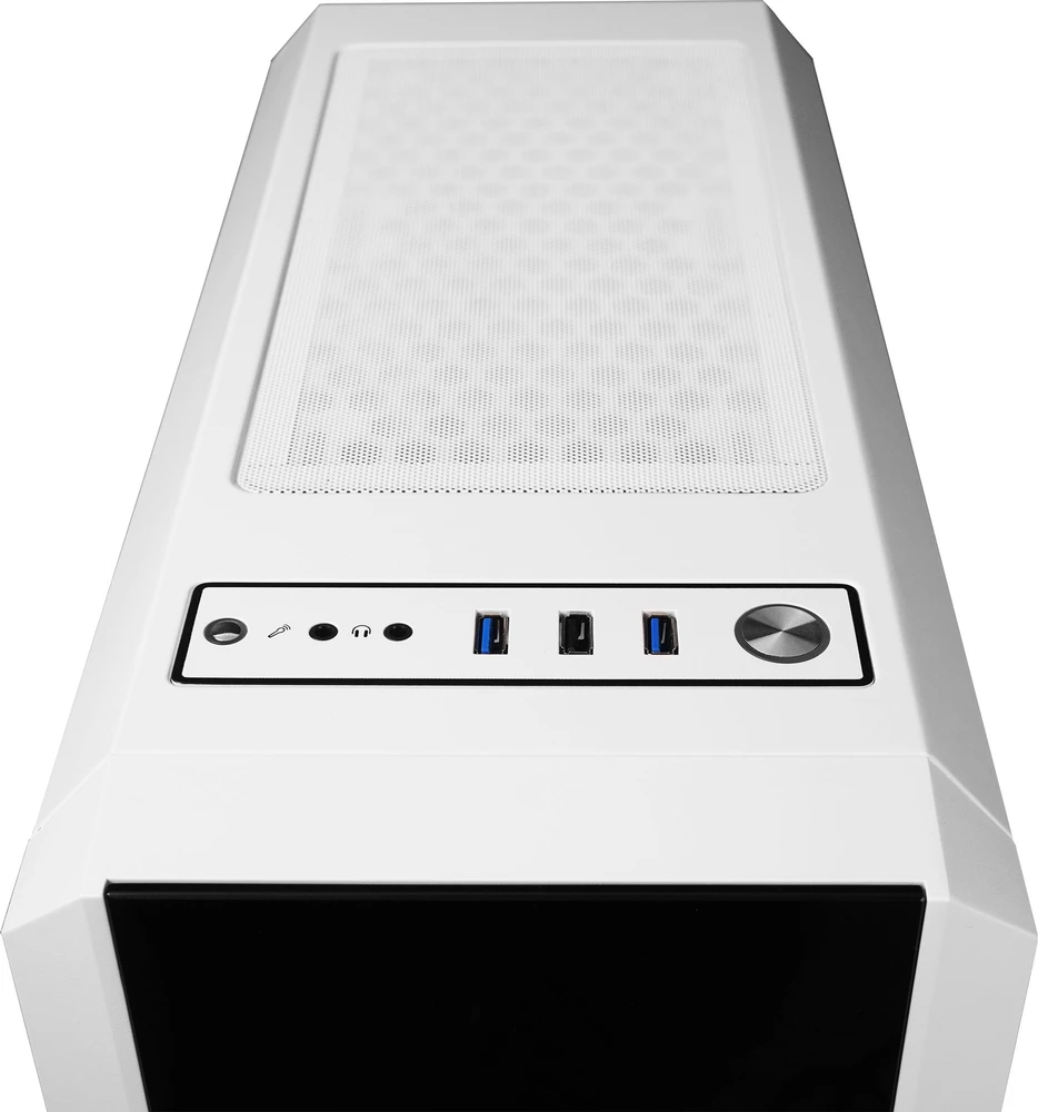 CHIEFTEC Scorpion 3 Baltas leidimo ATX žaidimai su 4x120 A-RGB ventiliatoriumi 2 grūdinto stiklo šonuose ir priekyje