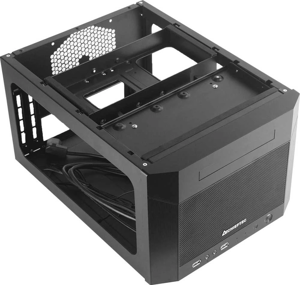 Chieftec CN-01B-OP kompiuterio dėklas Cube Juodas