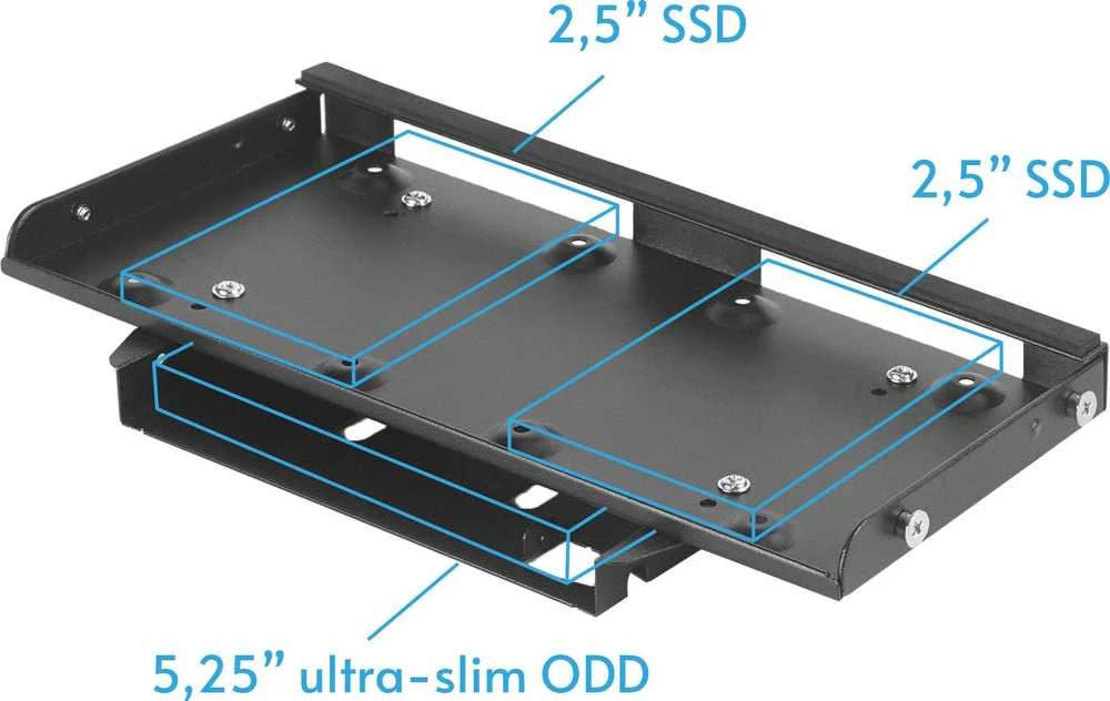 Chieftec CN-01B-OP kompiuterio dėklas Cube Juodas