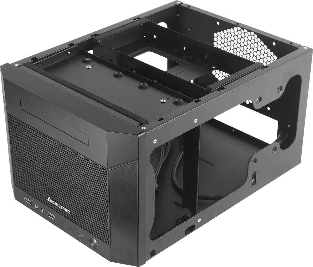 Chieftec CN-01B-OP kompiuterio dėklas Cube Juodas