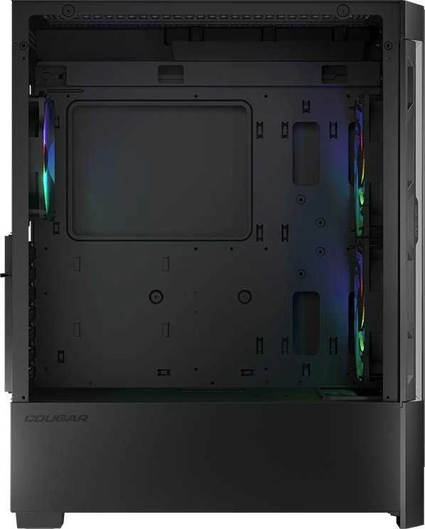 COUGAR DUOFACE RGB kompiuterio korpusas, vidutinio dydžio bokštas, Juodas