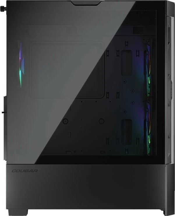 COUGAR DUOFACE RGB kompiuterio korpusas, vidutinio dydžio bokštas, Juodas