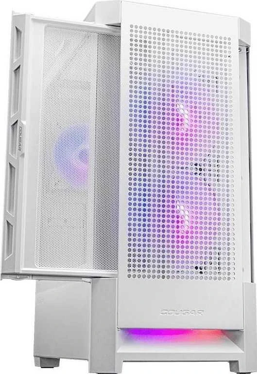 COUGAR DUOFACE RGB PC Dėklas, Mid Tower, Baltas