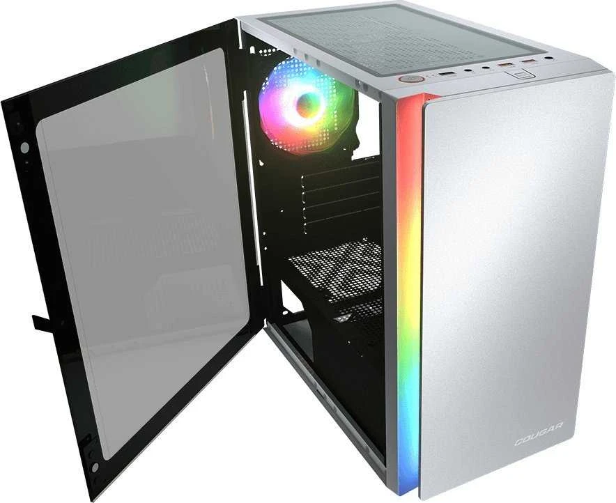 COUGAR PURITY RGB PC Dėklas, Mini bokštas, Baltas