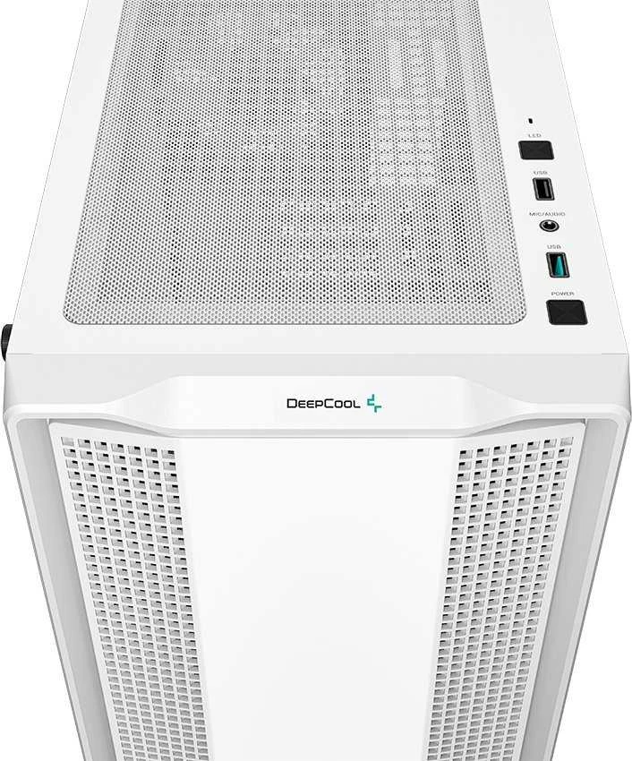 „Deepcool“ | ARGB „Micro-ATX“ korpusas | CC360 | Baltas | Mini-ITX / Micro-ATX | ATX PS2 (didžiausias ilgis: 160 mm)