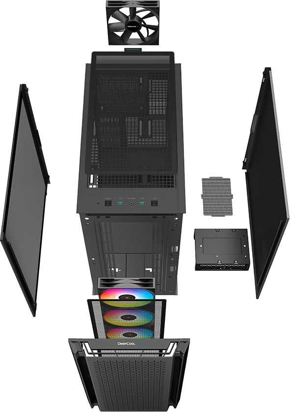 Kompiuterio korpusas Deepcool CG560 ARGB