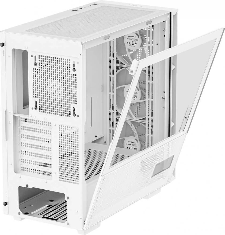 Korpusas Deepcool CH560 Digital MID TOWER CASE, Baltas
