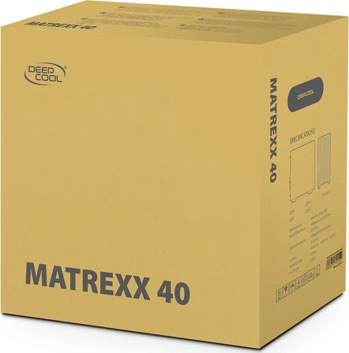 „Deepcool“ | MATREXX 40 3FS | Juodas | „Micro ATX“ | ATX PS2_Ilgis mažesnis nei 170 mm