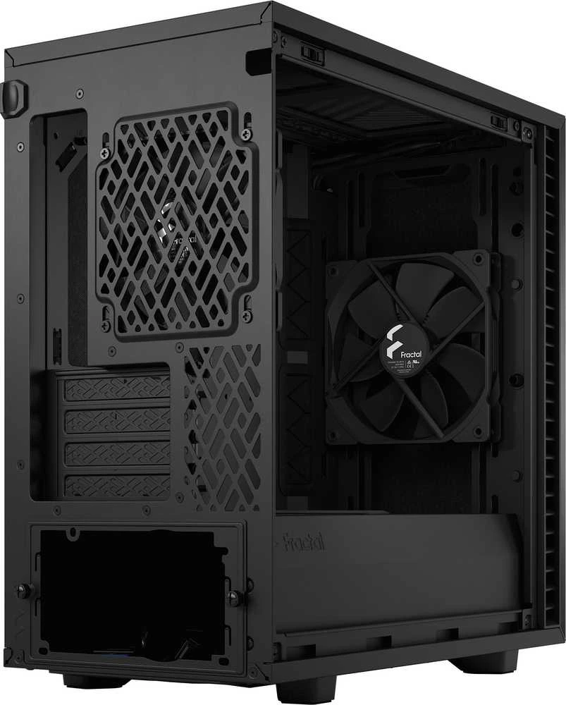 Fractal Design | Define 7 Mini | Juodas Solid | mATX, Mini-DTX, Mini ITX | ATX