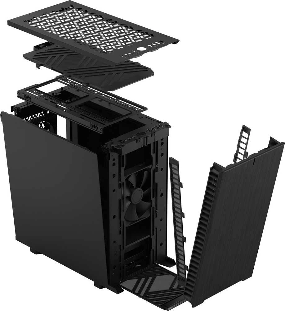 Fractal Design | Define 7 Mini | Juodas Solid | mATX, Mini-DTX, Mini ITX | ATX